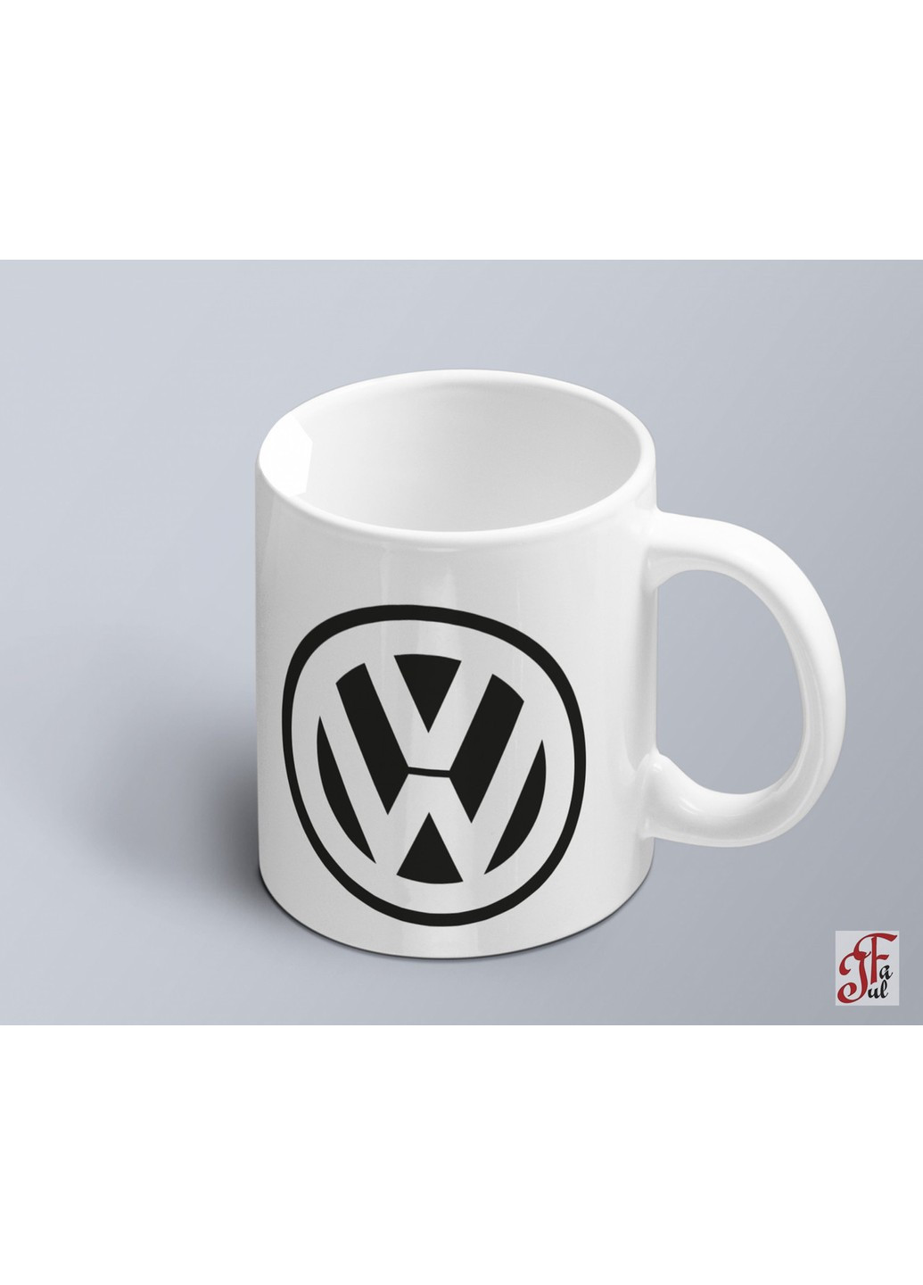 Чашка з принтом авто логотип Volkswagen Фольцваген Вольцваген ЗаСвіт (261255864)