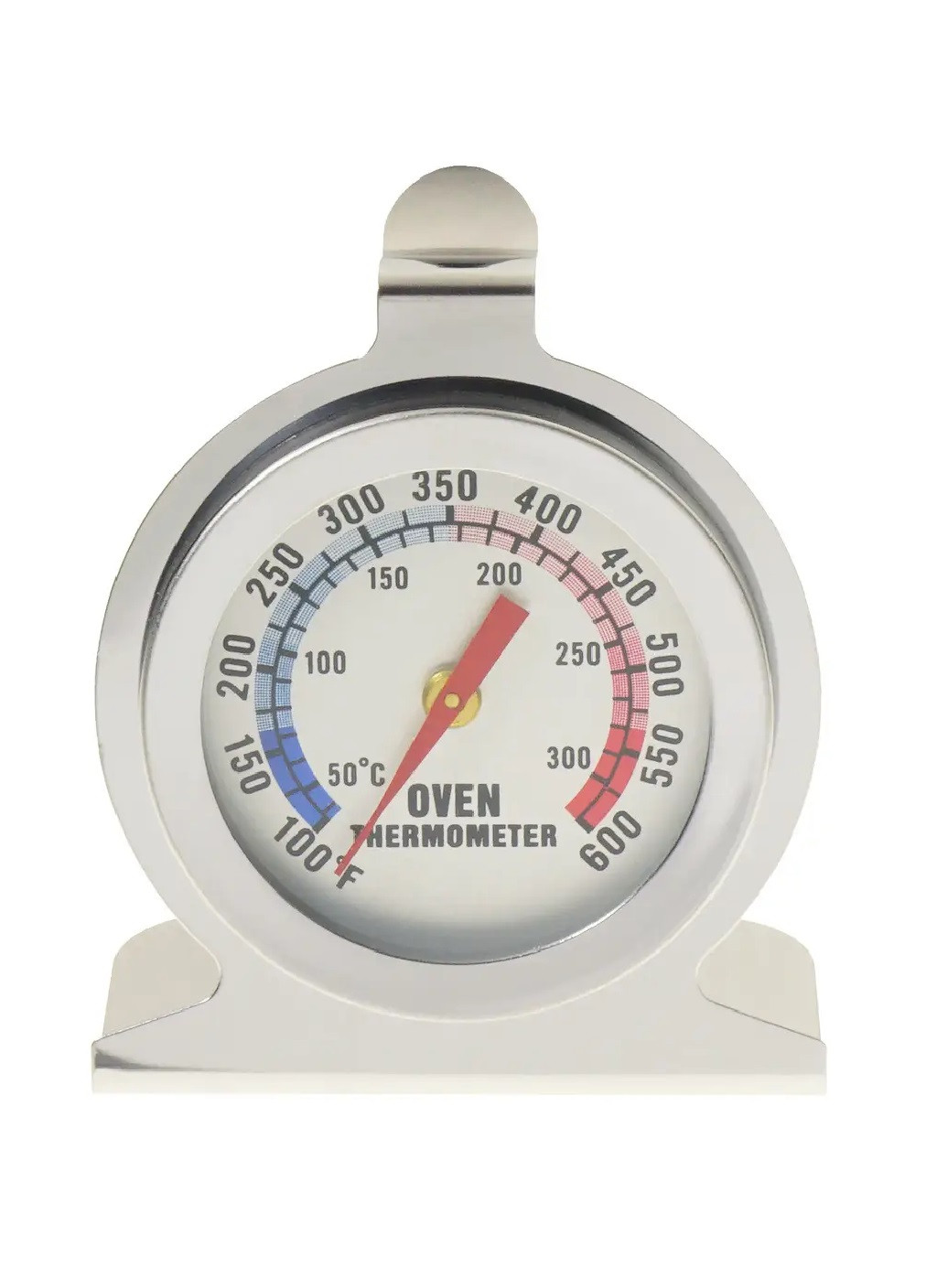 Кухонний термометр вимірювач температури для духовки компактний нержавіюча сталь 7х4х8 см 2 положення (474164-Prob) Unbranded (257502594)
