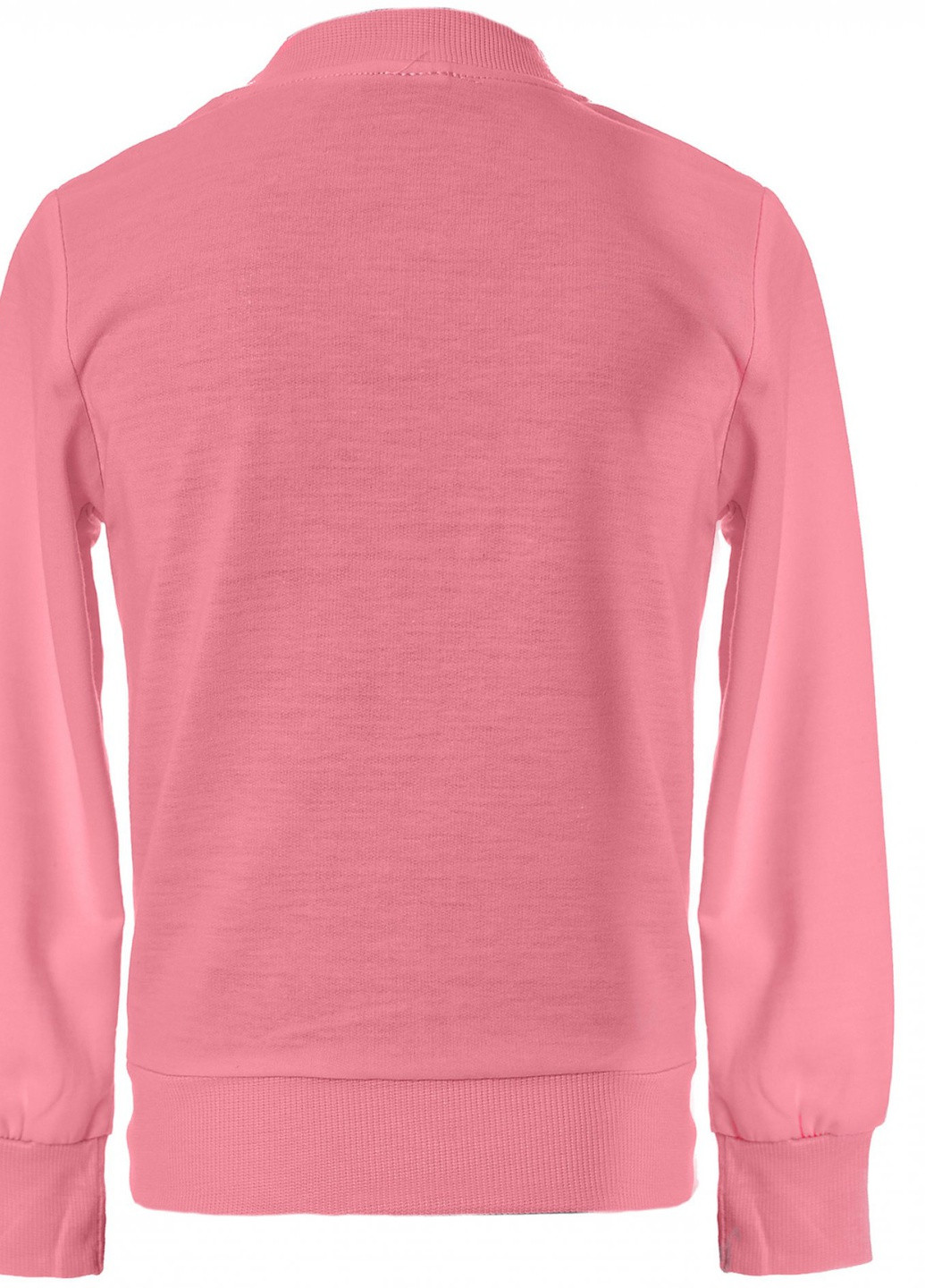 Рожева футболки батник на дівчаток (love)14580-709 Lemanta