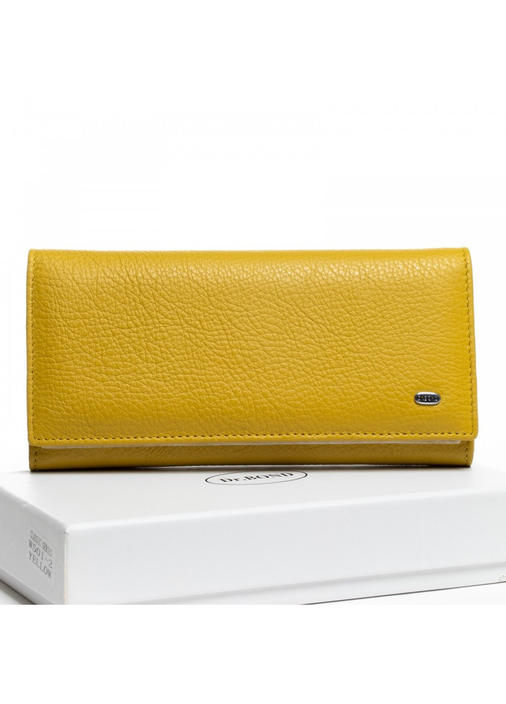 Кожаный женский кошелек Classic W501-2 yellow Dr. Bond (261771329)