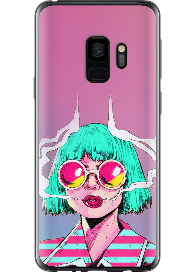 Силиконовый чехол 'Поп арт девушка' для Endorphone Samsung Galaxy S9 (276194994)