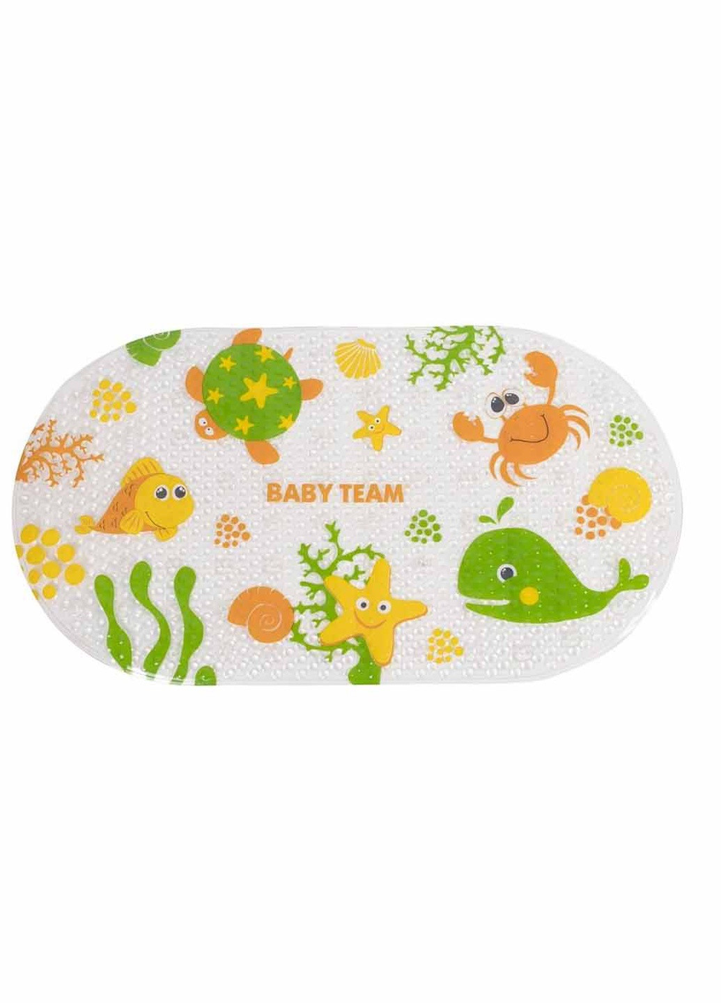 Килимок для ванни колір різнокольоровий ЦБ-00193872 Baby Team (259422345)