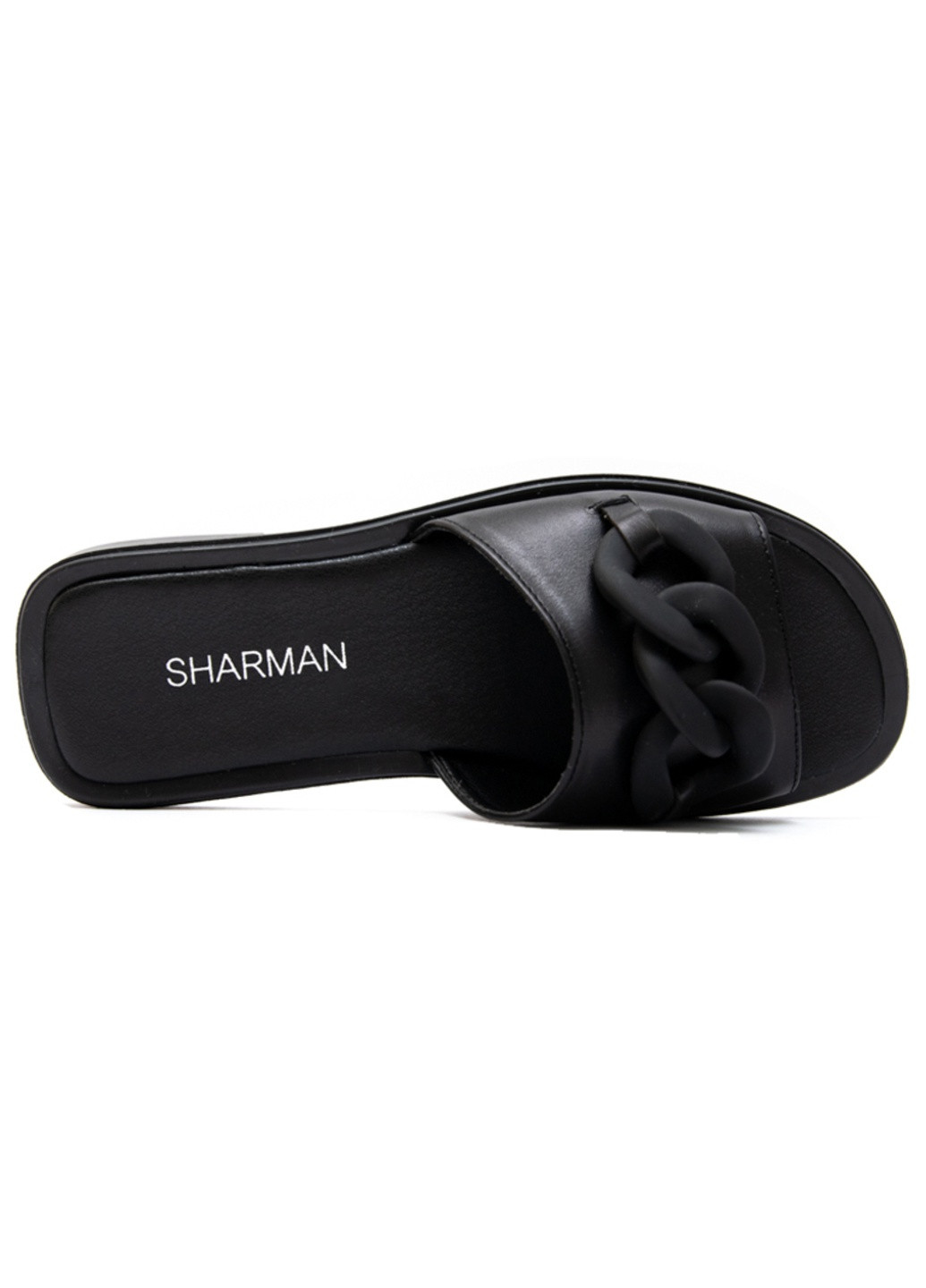 Черные шлепанцы и сабо женские бренда 8301303_(1) Sharman