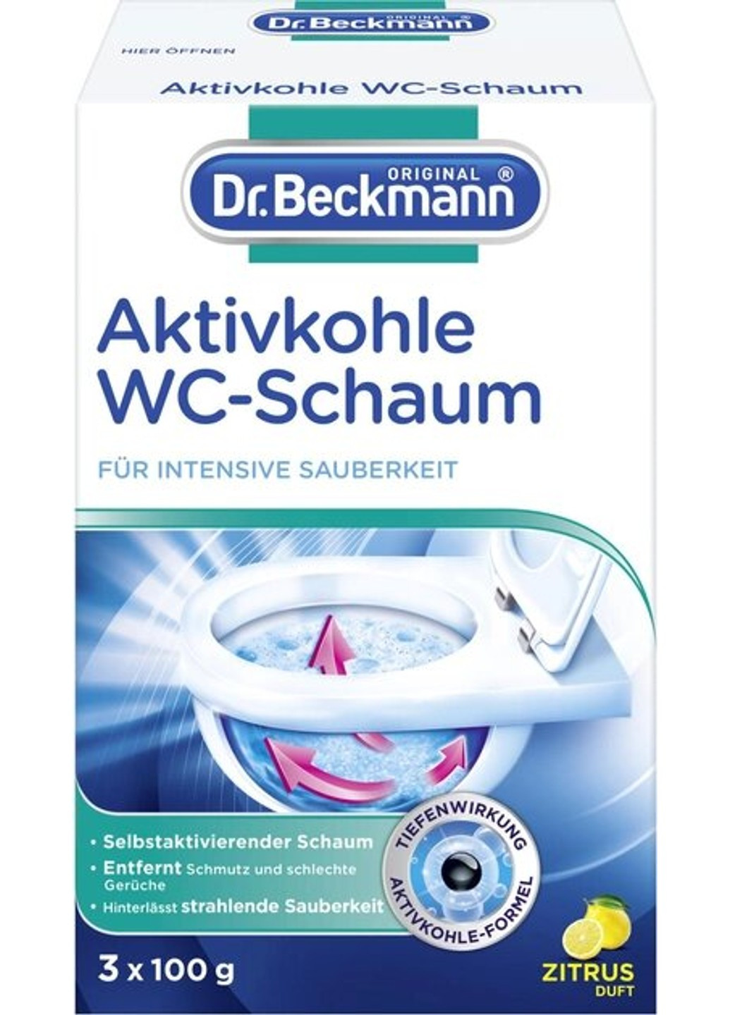 Очиститель для унитаза 3 шт по 100 г Dr. Beckmann (272790537)