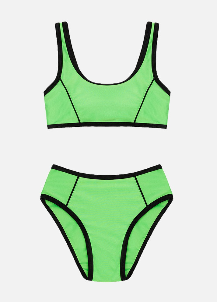 Зелений літній купальник для дівчинки колір зелений цб-00224041 Teres