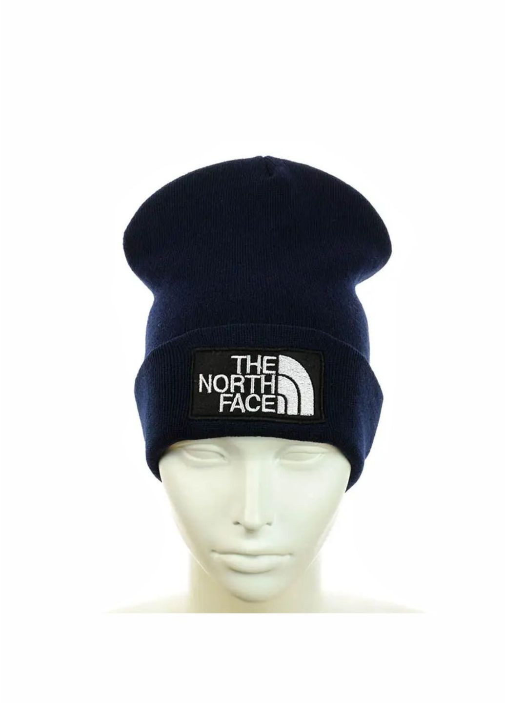 Молодежная шапка бини лонг The North Face (Норт Фейс) No Brand бини лонг (276260579)