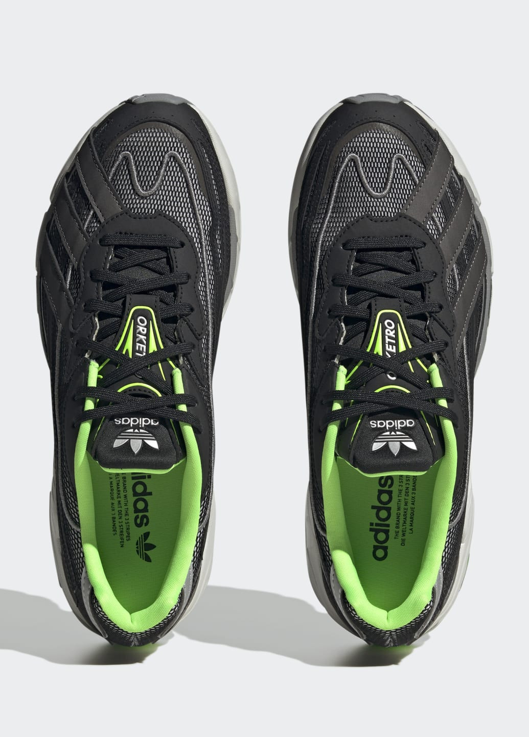 Чорні всесезон кросівки orketro adidas