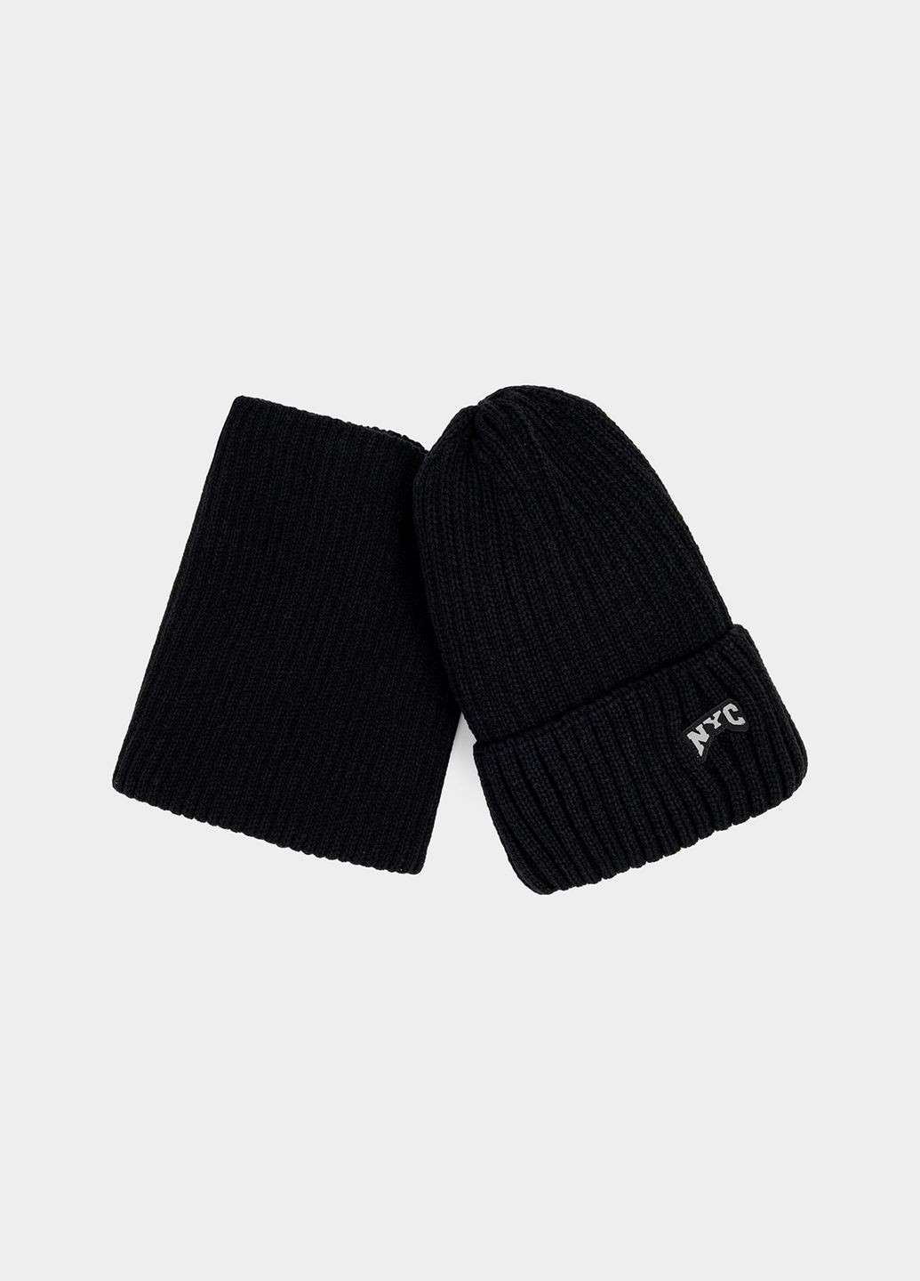 Комплект шапка и снуд для мальчика цвет черный ЦБ-00234133 Yuki (268734768)