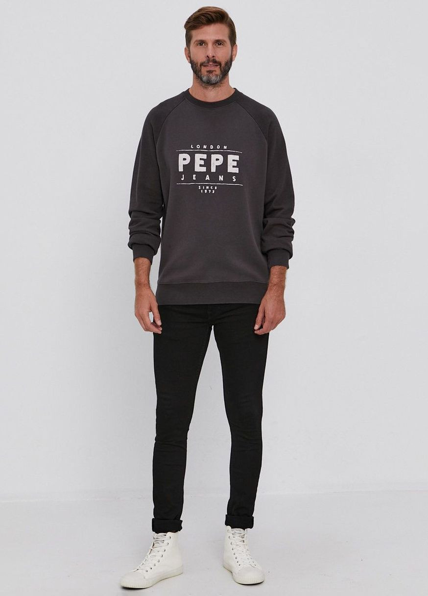 Свитшот Pepe Jeans - крой серый - (265327190)