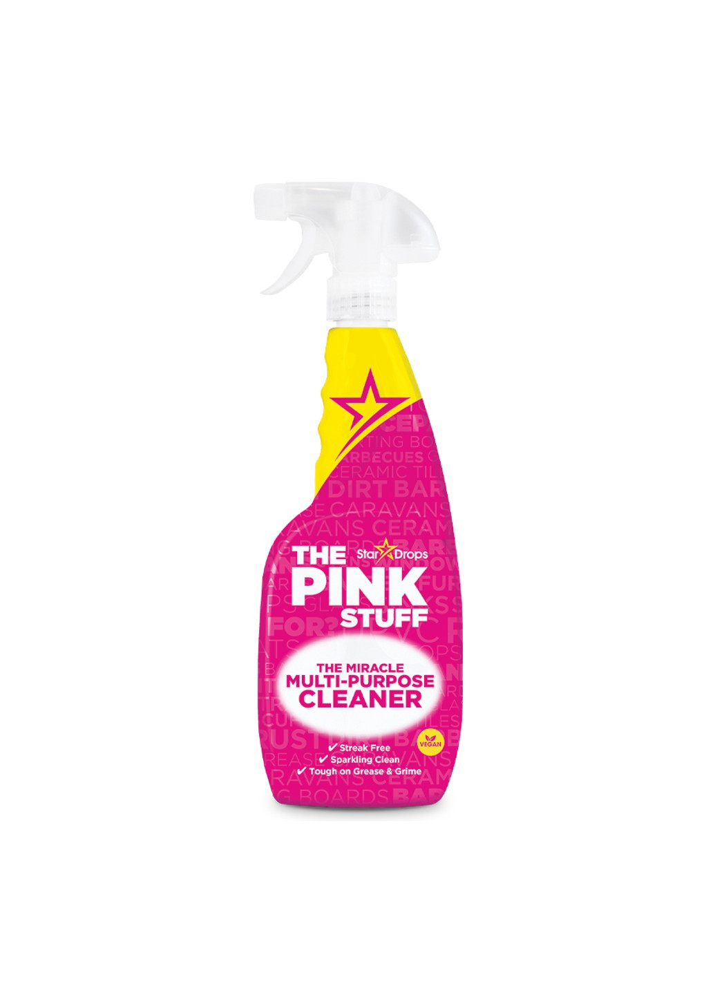 Универсальный очиститель - спрей для твердых поверхностей Pink Stuff, 750 мл The Pink Stuff (276970901)