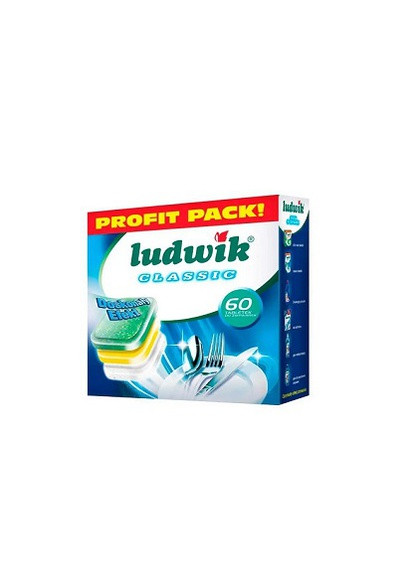 Таблетки для посудомийних машин Classik Profi 60 шт Ludwik (258472242)