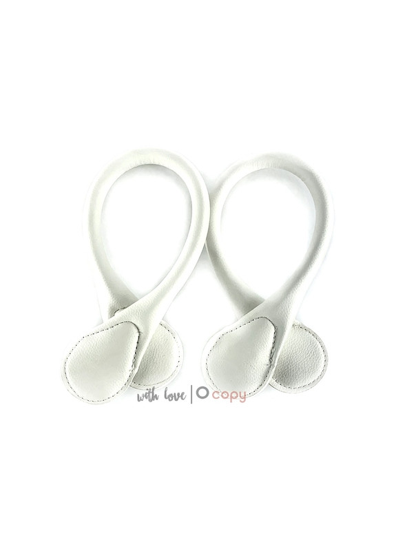 Ручки из ЭКО кожи 40 см для сумки-конструктор, белые More (269266753)