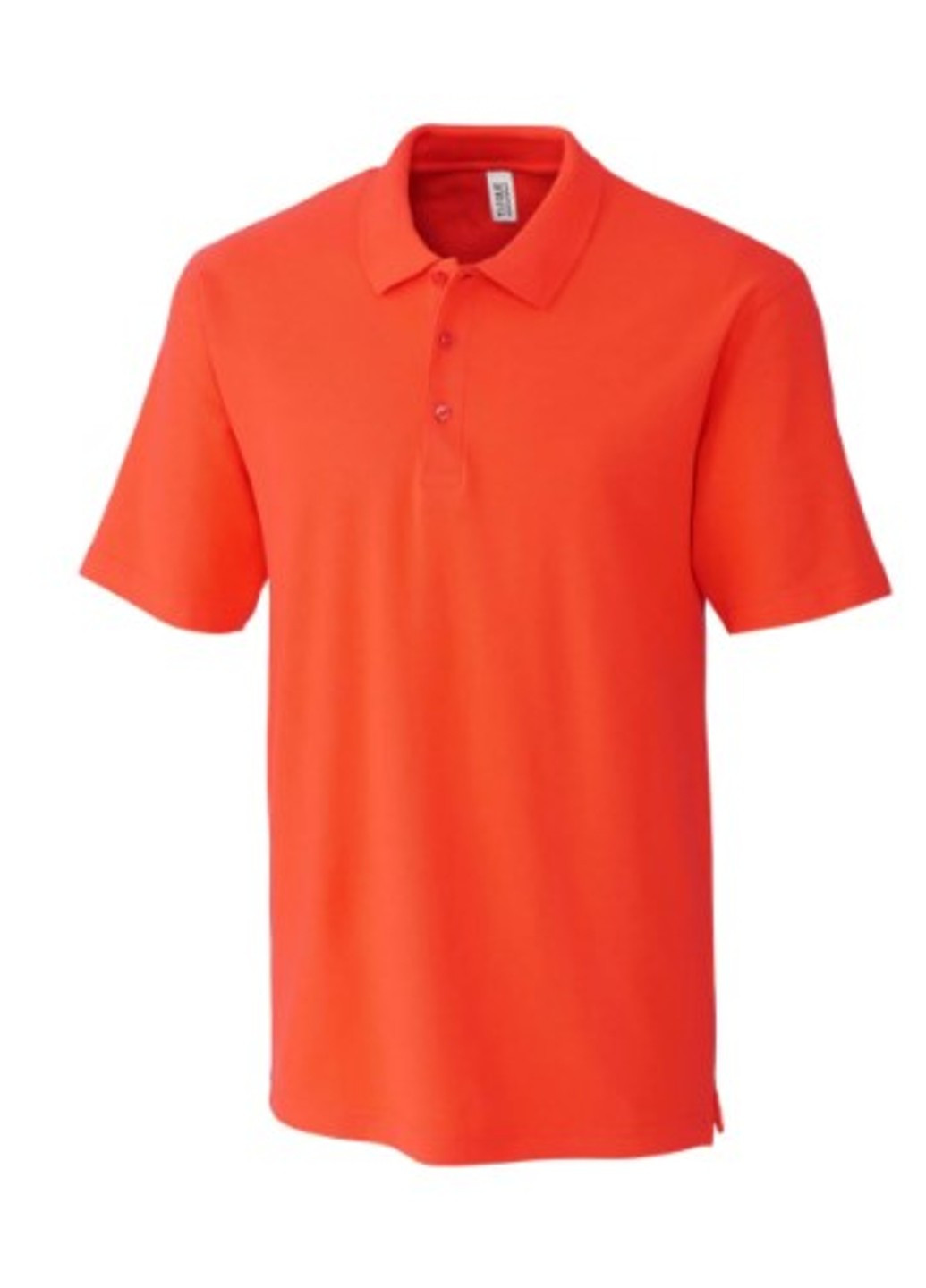 Оранжевая летняя футболка женская polo style gibson оранжевая Clique