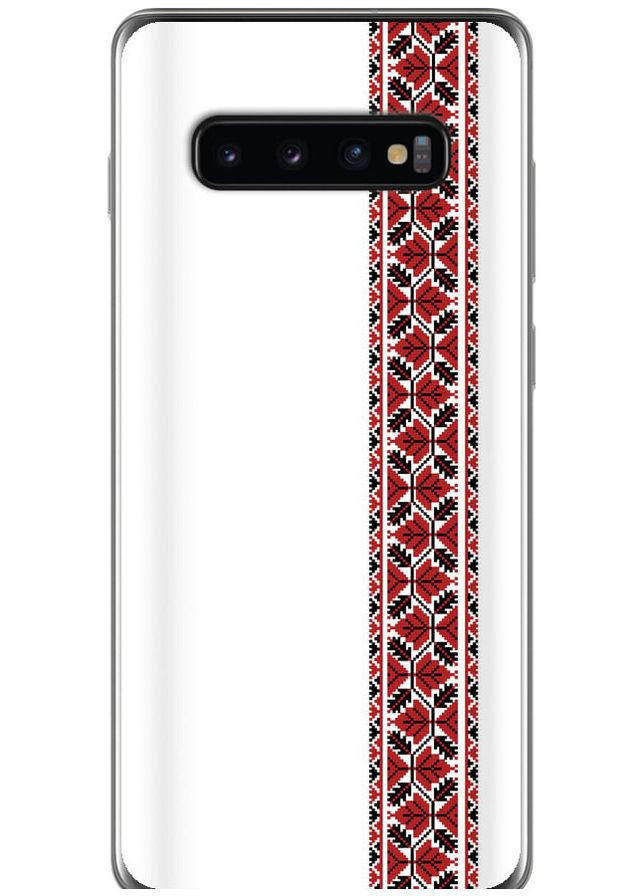 Силиконовый чехол 'Вышиванка 2' для Endorphone Samsung Galaxy S10 Plus (269347105)