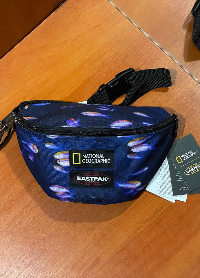 Сумка на пояс унісекс бананка Eastpak EK074 W05 Springer National Geographic Fish (268222903)