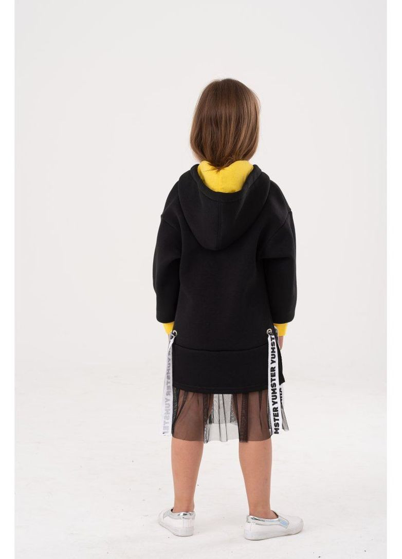 Чёрное платье теплое Yumster (268297016)