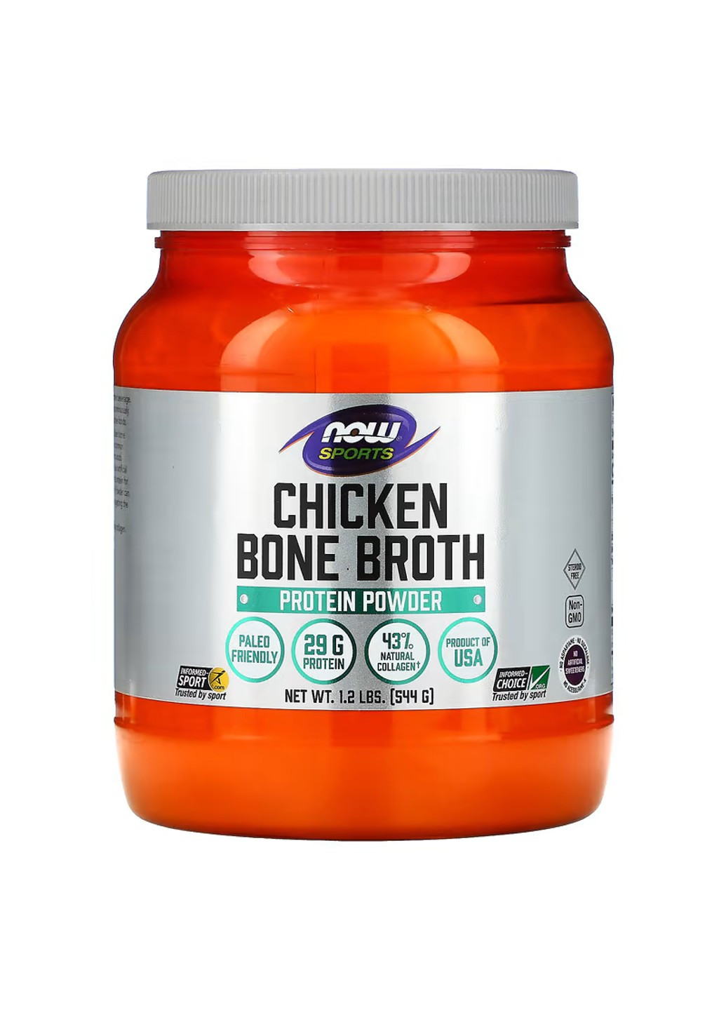 Экстракт Куринной Кости Chicken Bone Broth Pwd - 544г Now Foods (269131845)