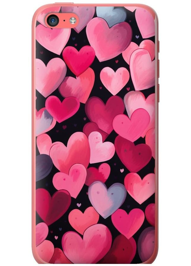 2D пластиковий чохол 'Сердечка 4' для Endorphone apple iphone 5c (267239545)
