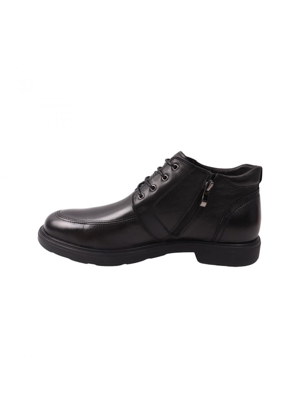 Черные ботинки мужские черные натуральная кожа Emillio Landini