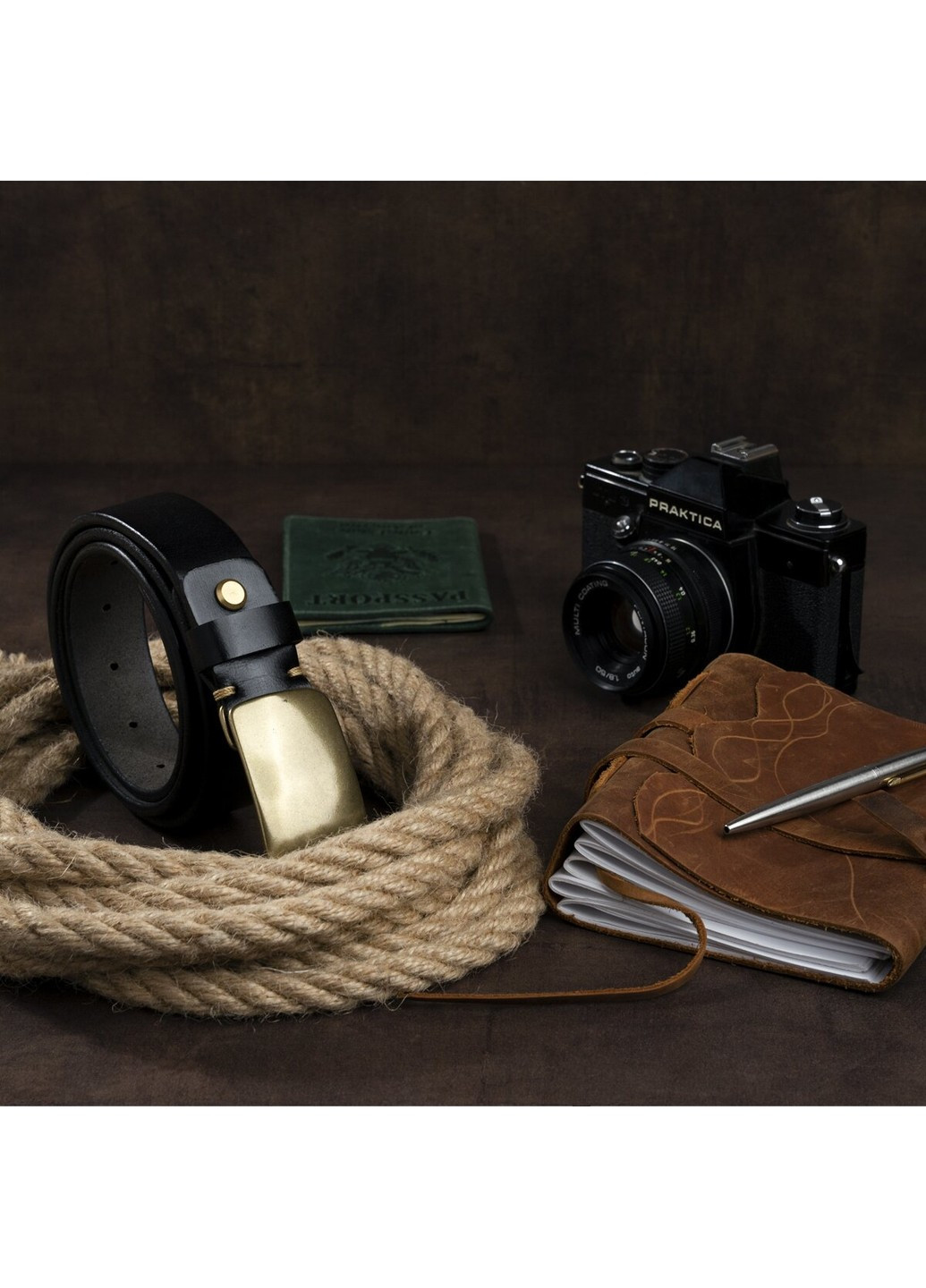 Чоловічий ремінь Vintage (257157829)