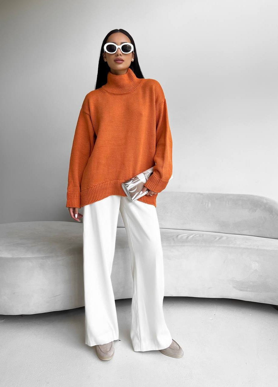 Жіночий светр колір помаранчевий р.42/46 441965 New Trend (263133762)