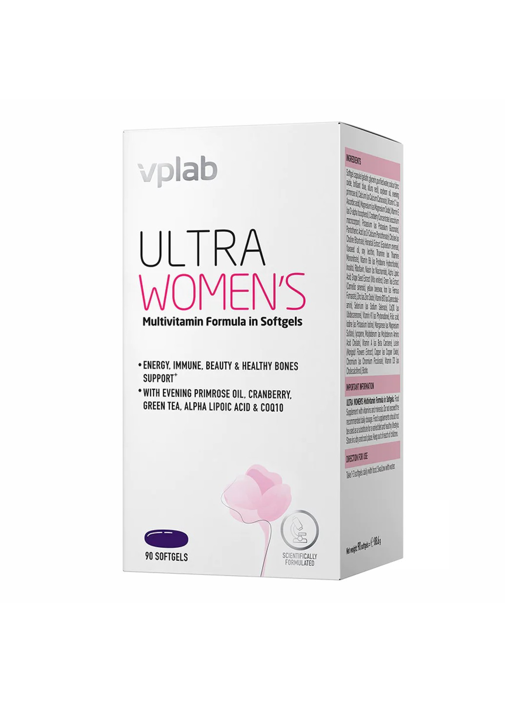Вітамінний комплекс для жінок Ultra Women's Multivitamin - 90 капсул VPLab Nutrition (269461895)