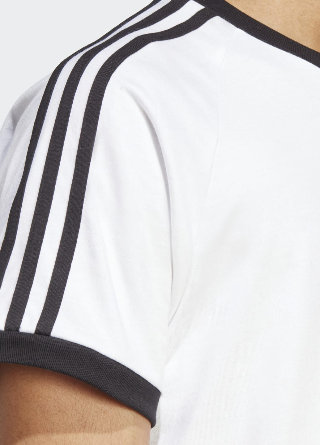 Біла футболка adicolor classics 3-stripes adidas