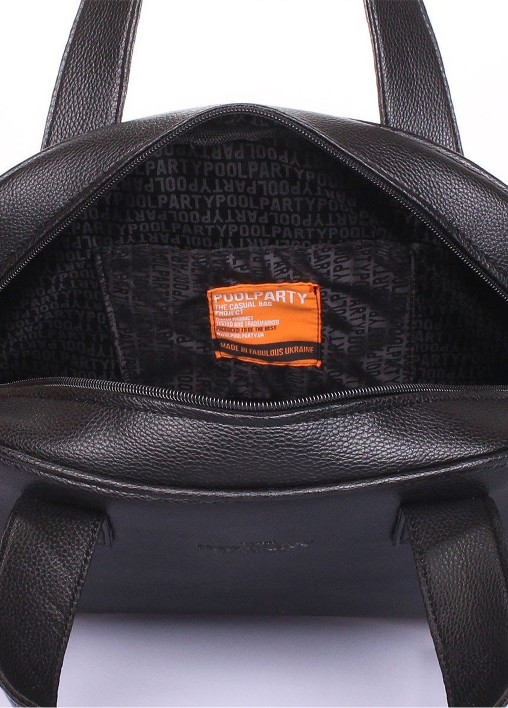 Чорна жіноча сумка зі шкірозамінника Boom PoolParty (262976015)