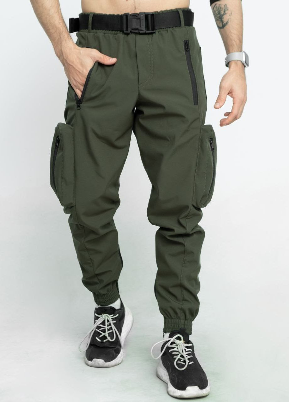 Чоловічі утеплені штани Ihtiander колір хакі р.2XL 445064 New Trend (268042682)
