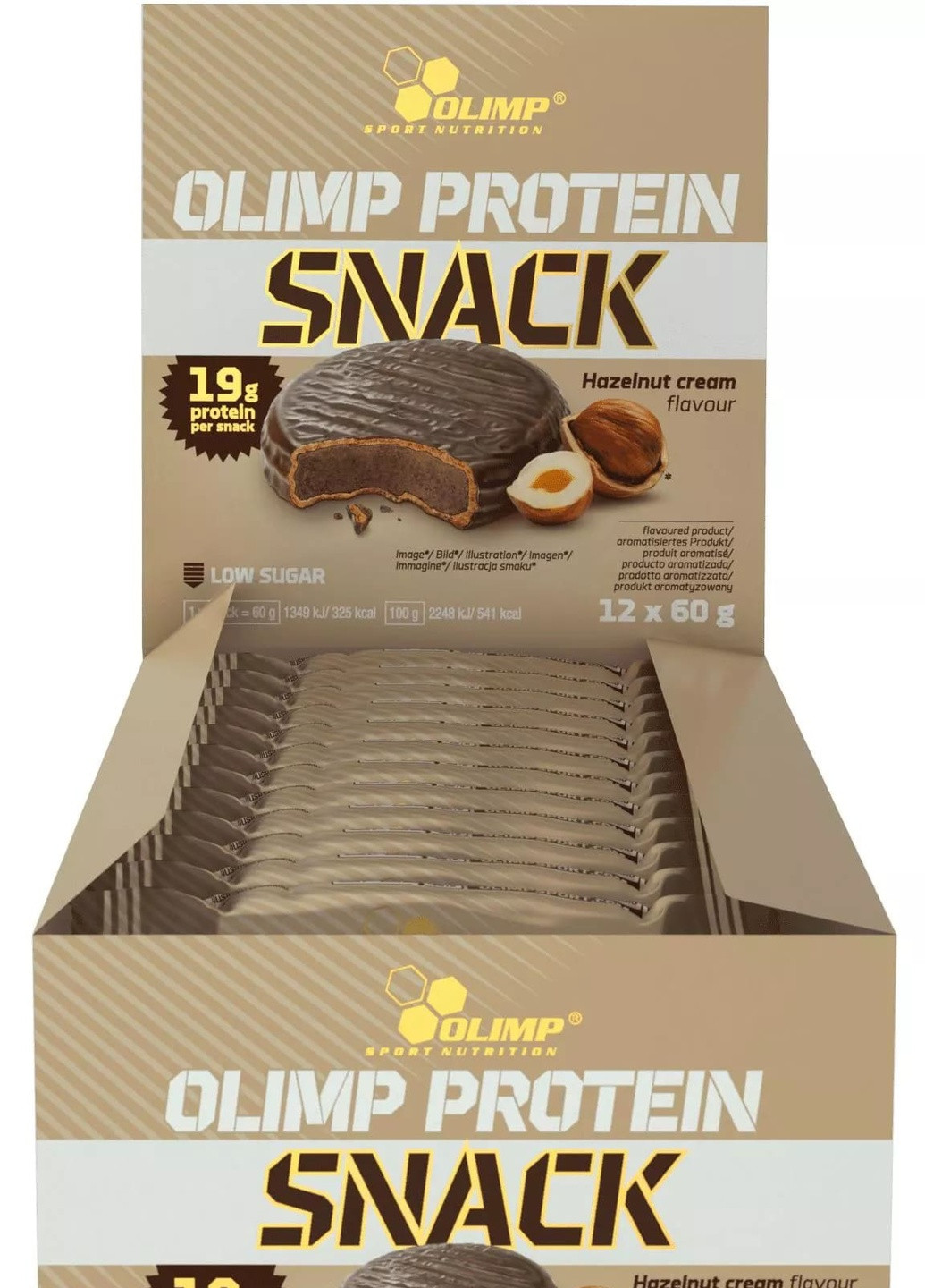 Olimp Nutrition Protein Snack 12 х 60 g Nut Cream Olimp Sport Nutrition (258499172)