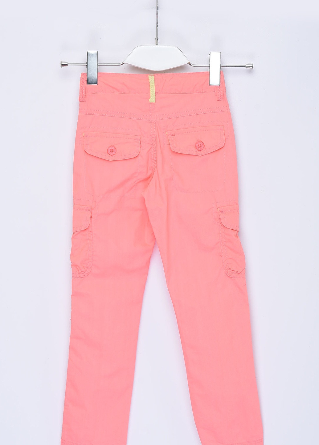 Розовые кэжуал летние брюки Let's Shop