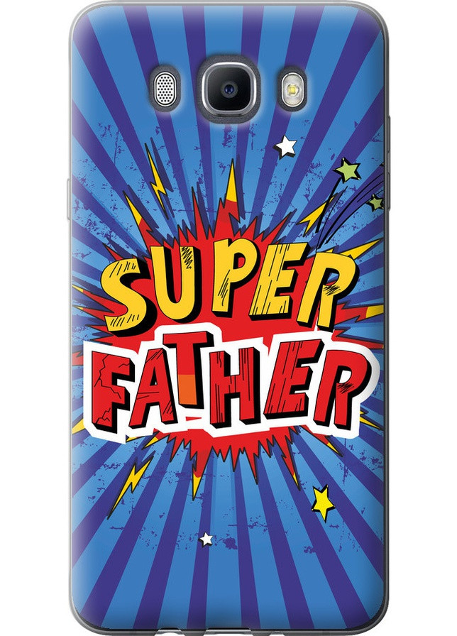 Силиконовый чехол 'Супер папа v2' для Endorphone Samsung Galaxy J7 (2016) J710F (258090626)