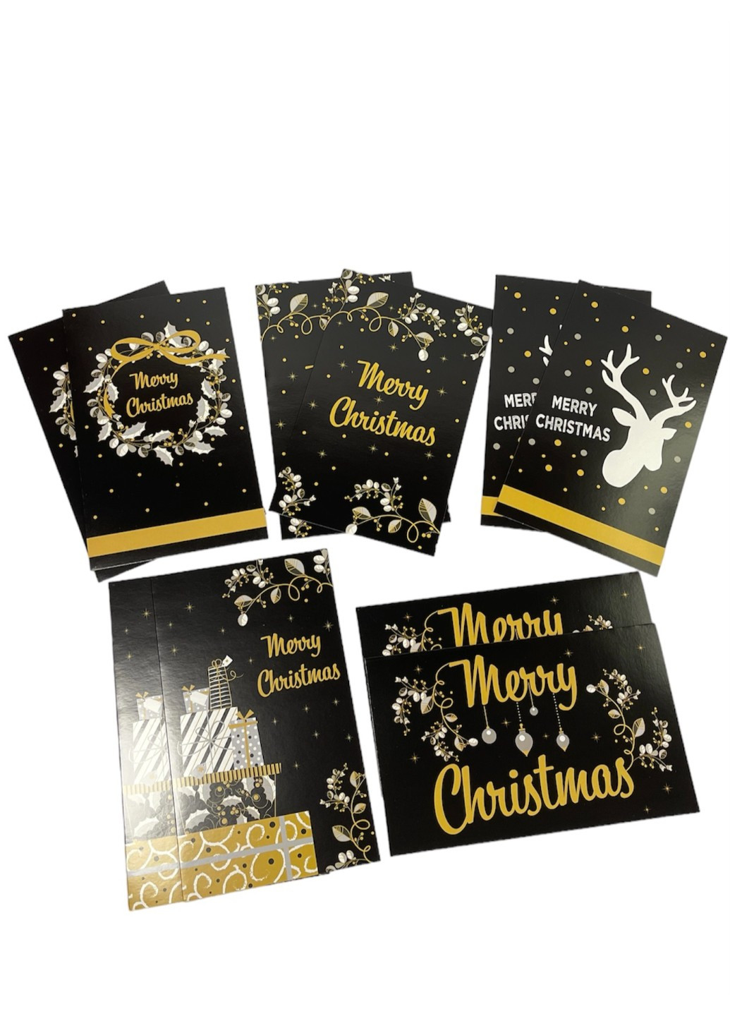 Набор подарочных новогодних открыток и конвертов 10 шт. Melinera (267501260)