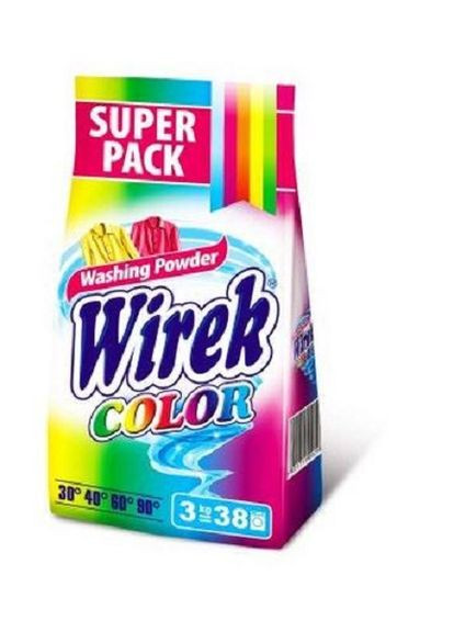 Стиральный порошок Color для цветного белья 3 кг Wirek (265532231)