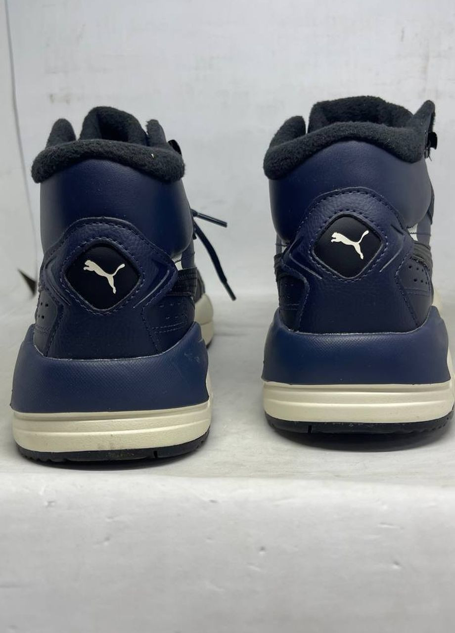 Синие ботинки кроссовки (оригинал) x-ray speed mid wtr l Puma кросівки