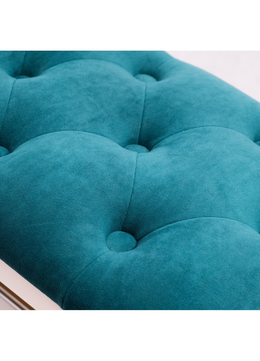 Банкетка з натурального дерева біло-бірюзова з поличками 70х30см HouseWood (259923078)