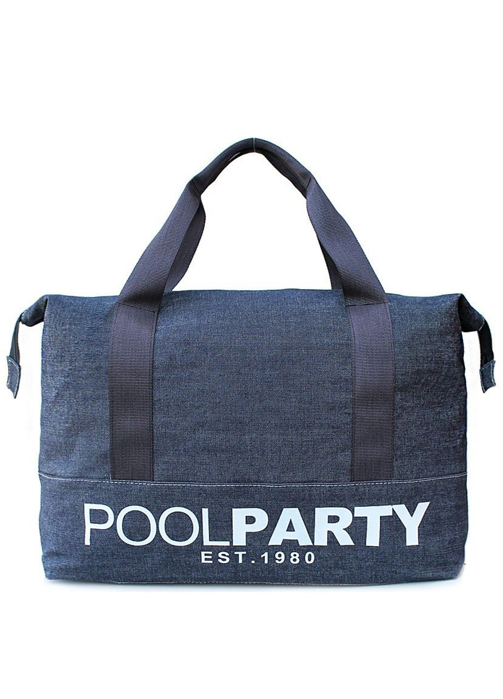 Жіноча коттоновая сумка синій джинс PoolParty (262976267)