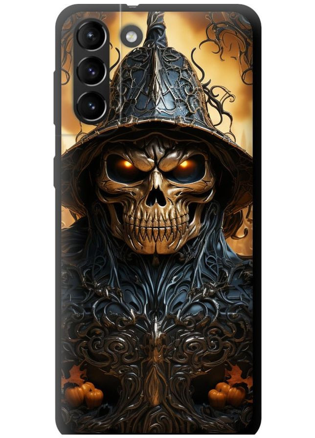 TPU черный чехол 'Череп 2' для Endorphone Samsung Galaxy S21 Plus (266808318)