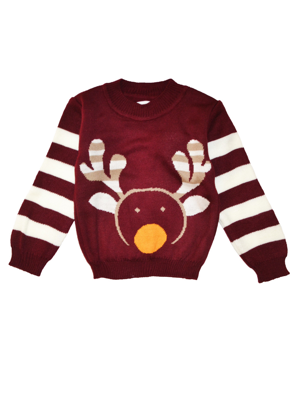 Бордовий зимовий светр пуловер Tashkan