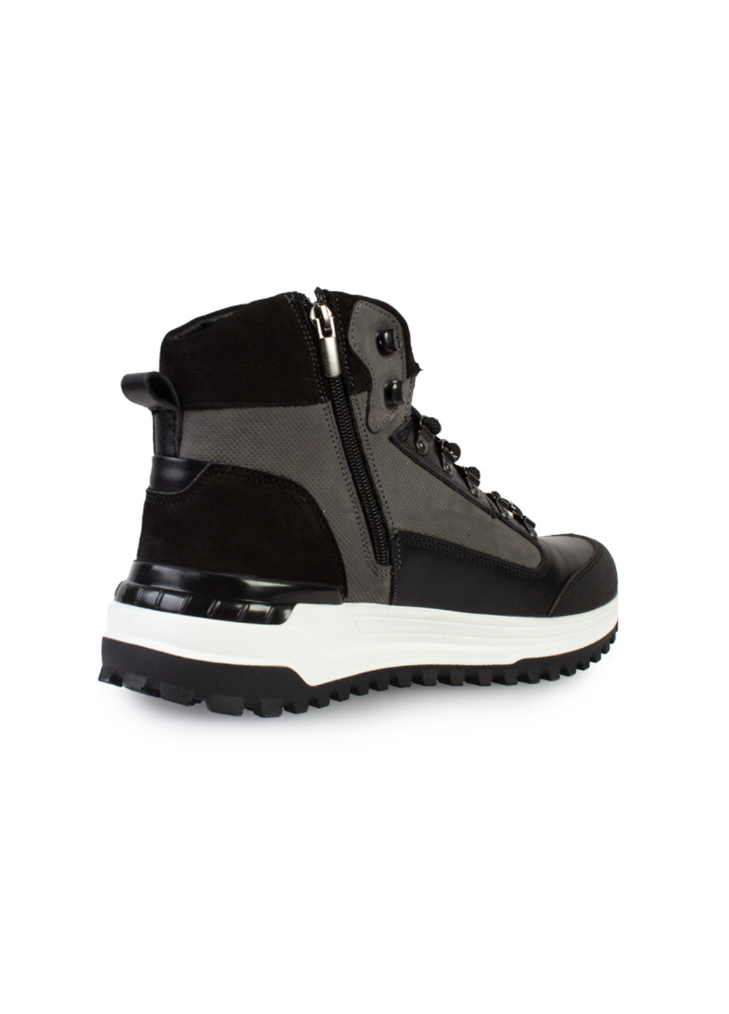 Черные зимние ботинки мужские бренда 9501119_(1) ModaMilano