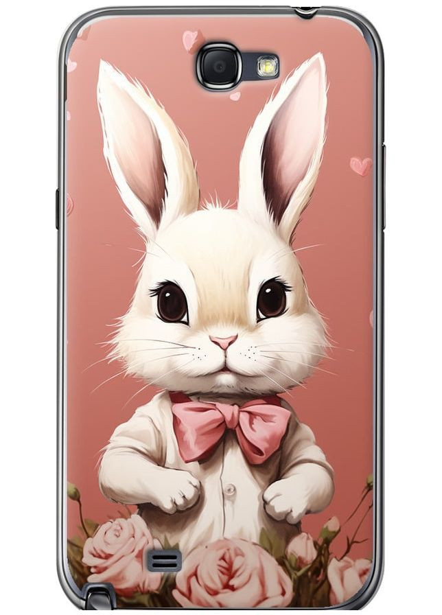 Силиконовый чехол 'Зайчик' для Endorphone Samsung Galaxy Note 2 N7100 (267317759)