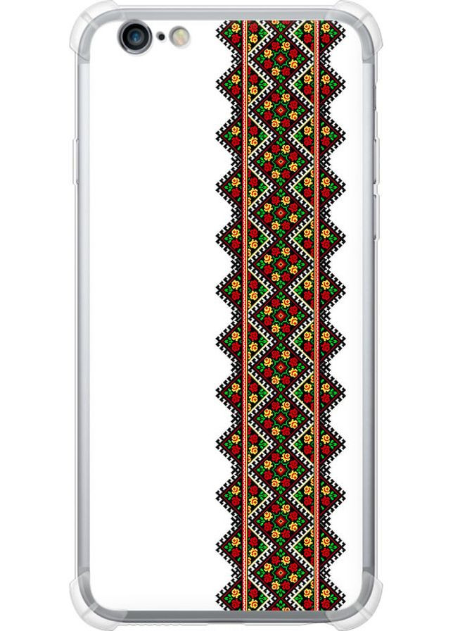 Силикон с усиленными углами чехол 'Вышиванка 17' для Endorphone Apple iPhone 6 Plus (269356099)