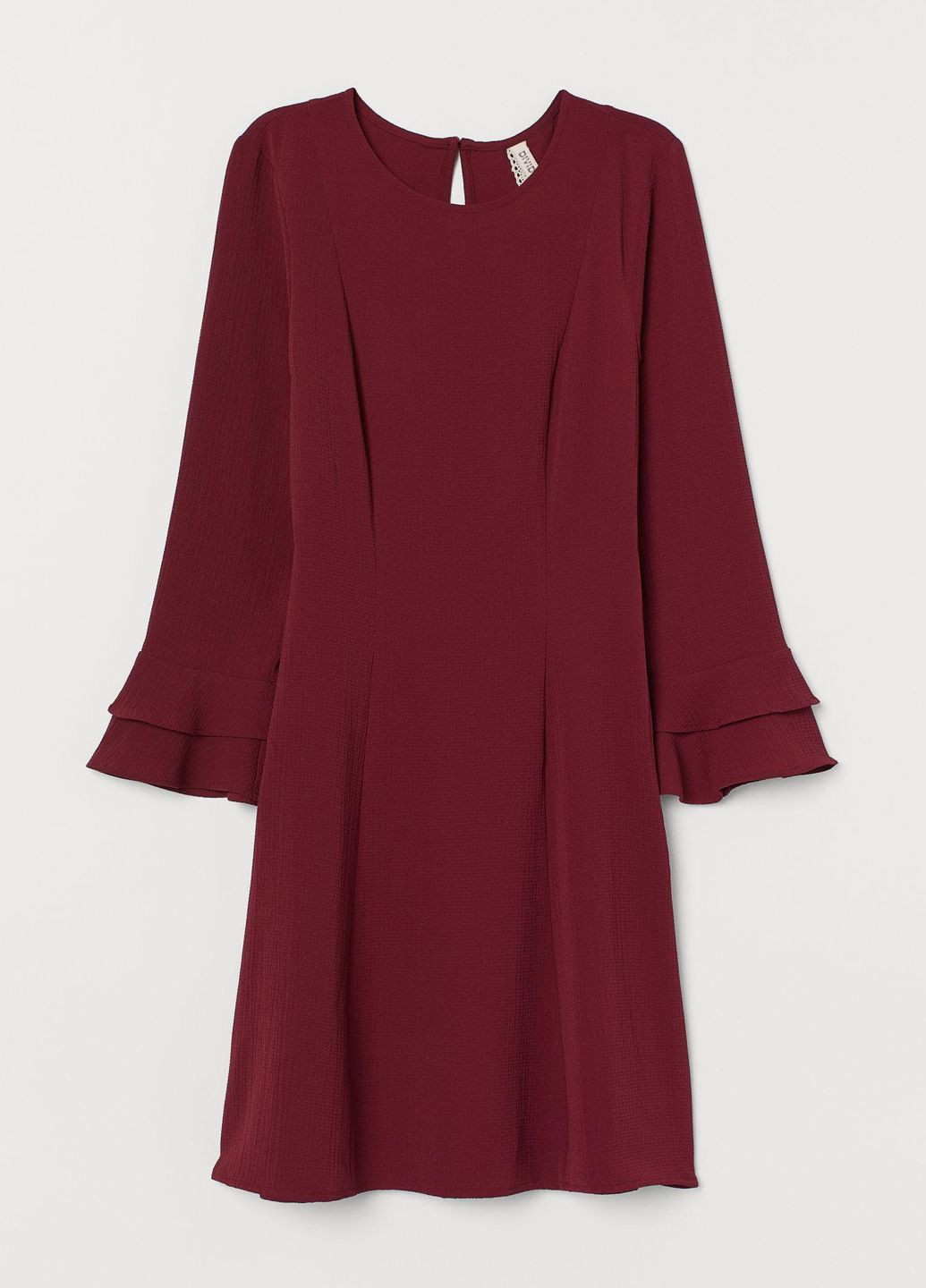 Бордовое платье демисезон,бордовый, divided H&M