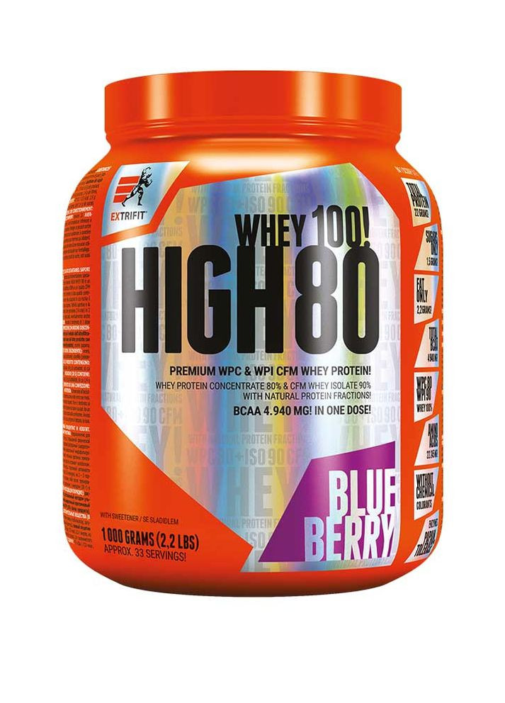 Протеїн High Whey 80 1000 g (Blueberry) Extrifit (263684439)
