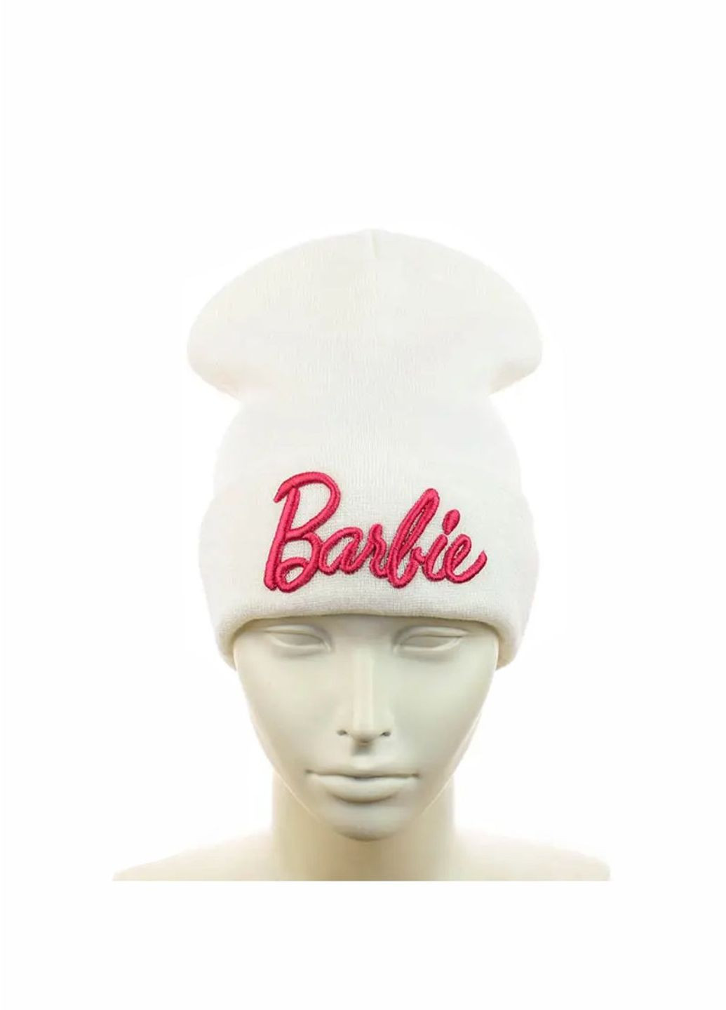 Молодежная шапка бини лонг Barbie (Барби) No Brand бини лонг (276534596)