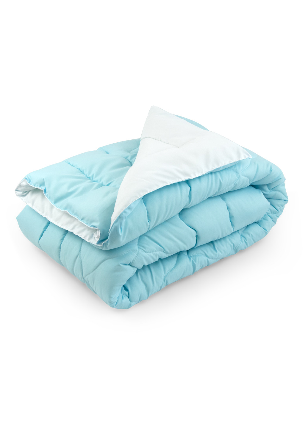 Набор одеяло 140х205 + подушка 50х70 силиконовая "Голубой" Руно (259502147)