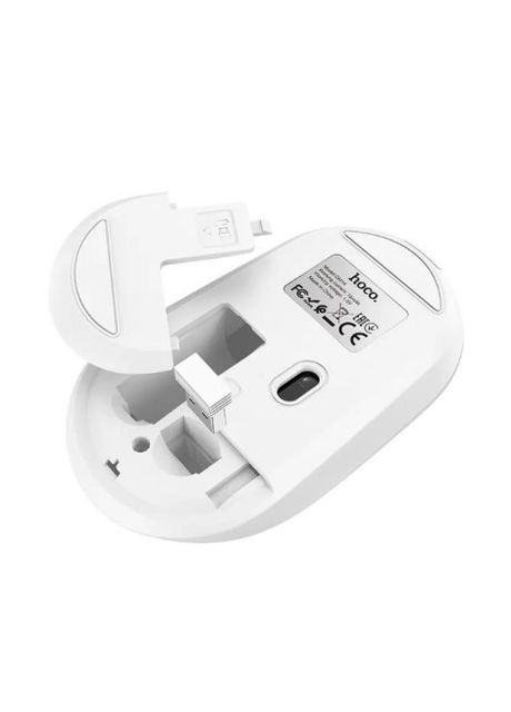 Бездротова миша - Platinum (USB 2.4 ГГц, комп'ютерна, безшумна, 1200 dpi) - Білий Hoco gm14 (262016419)