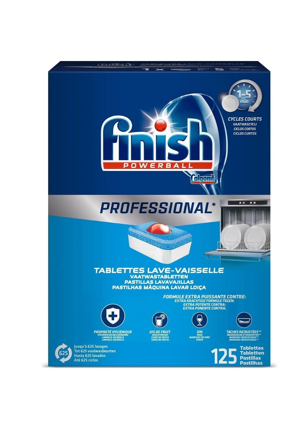 Таблетки для посудомоечной машины Powerball Professional 125шт Finish (276977421)