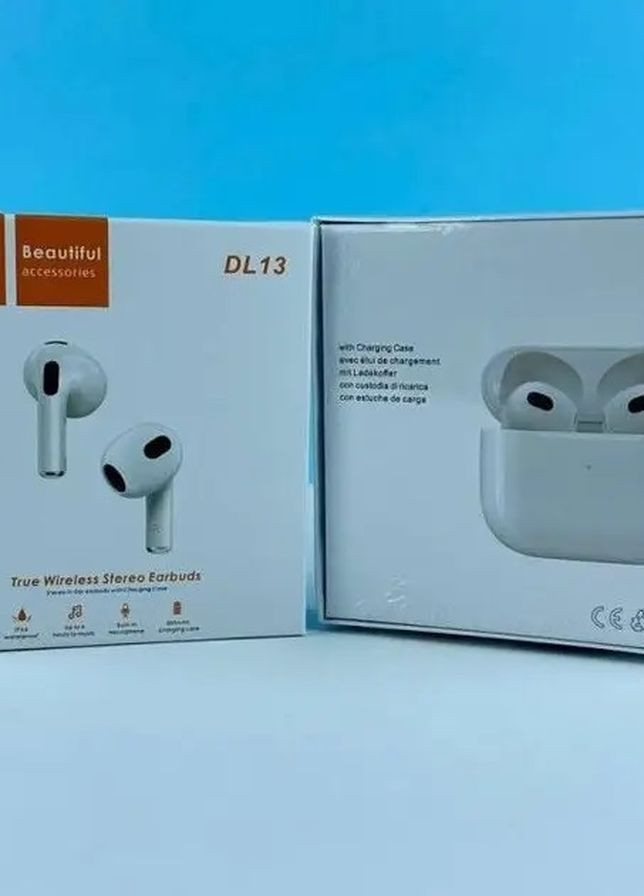 Бездротові навушники DENMEN DL13 Білі No Brand (270093585)