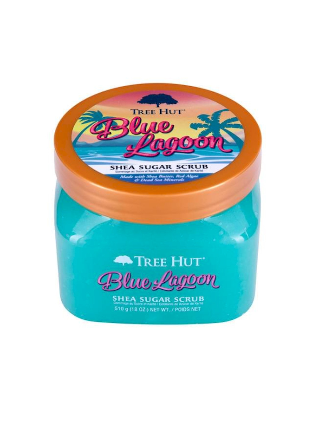 Скраб для тела Blue Lagoon Sugar Scrub с умиротворяющим морским ароматом 510 г Tree Hut (260010477)